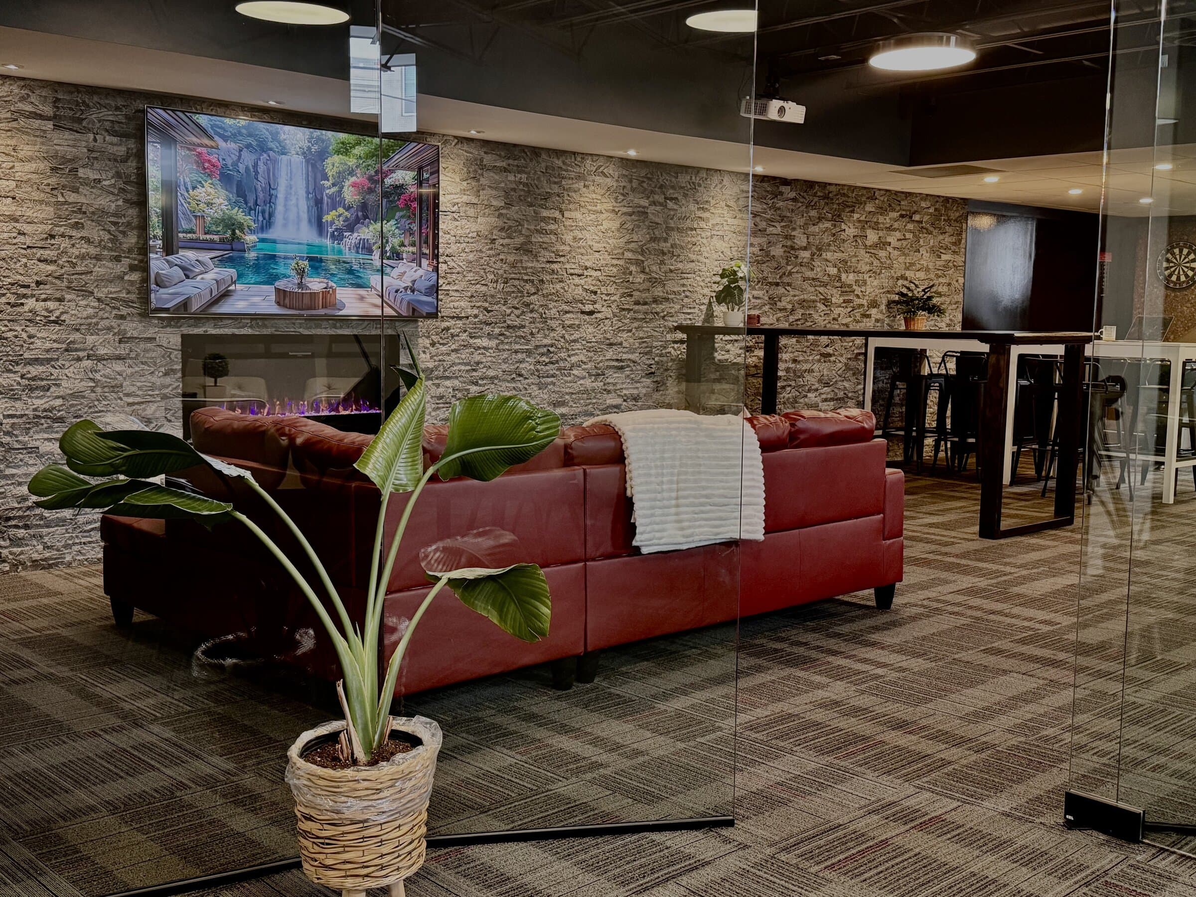 The Creator Lounge — lounge area