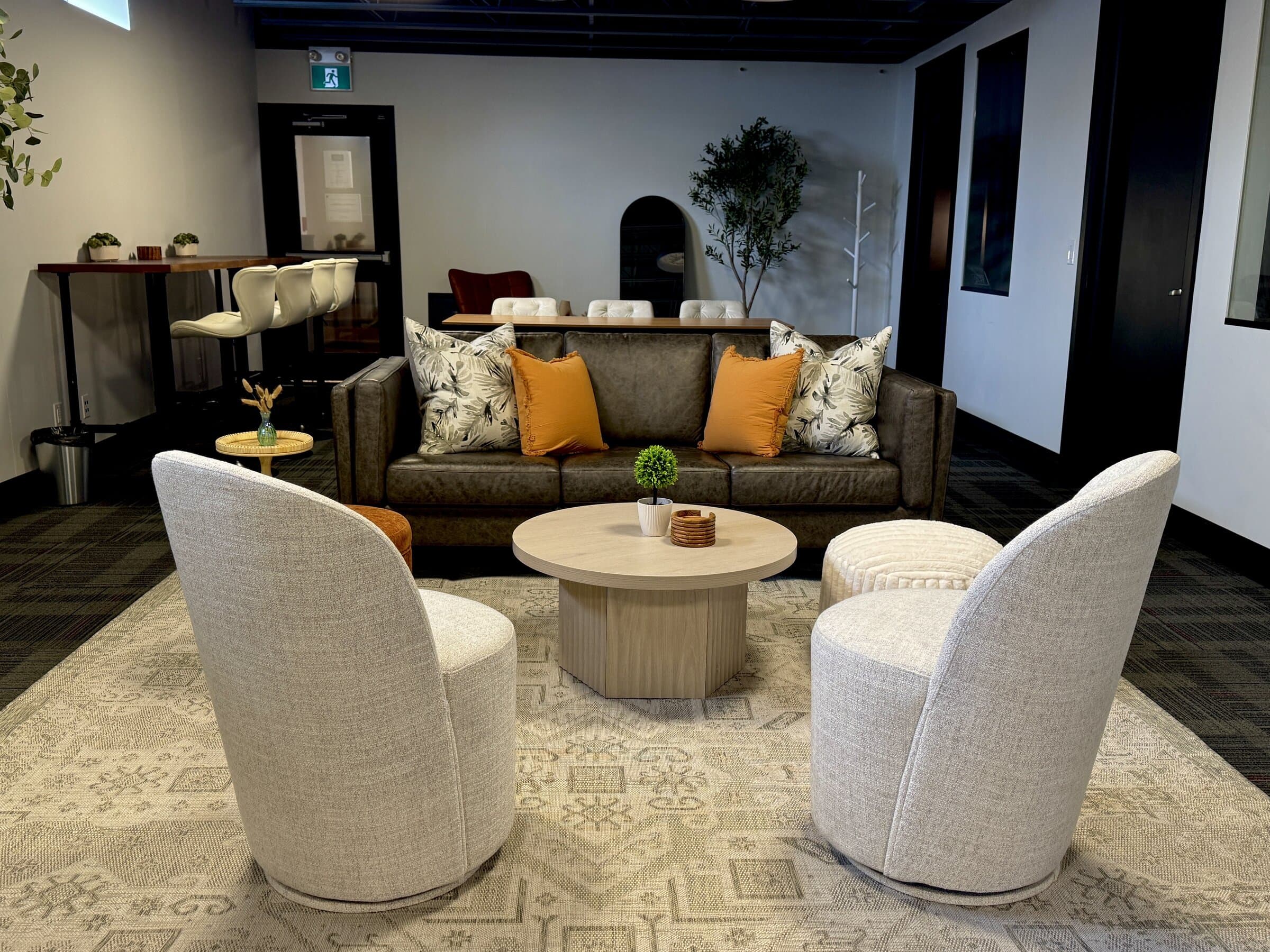 The downstairs Lounge